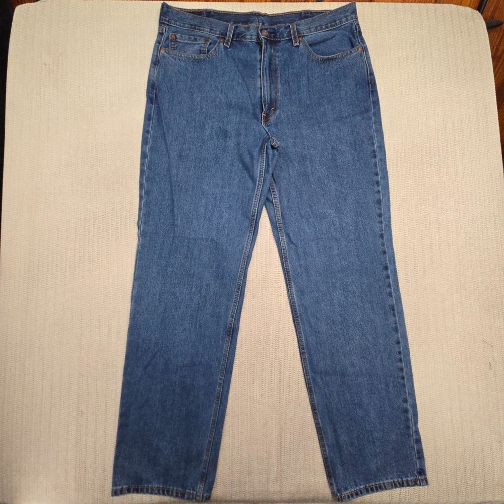 Levi's 550 Jeans Mens 38x34 Blue Denim Relaxed Baggy Straight Leg Pants